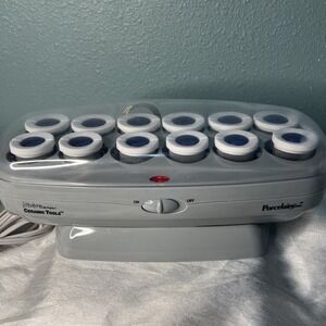 Jilbere By Conair Ceramic Tools 12 Hot Roller Set Porcelain Series Tested & Work